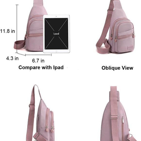 Lightweight Water-Resistant Crossbody Bag for Women - Perfect for Travel - Picture 6 of 7